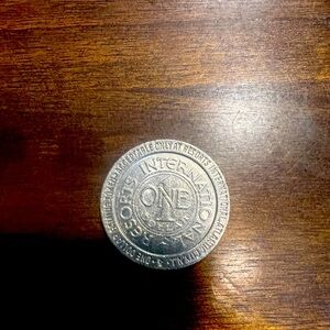 Resorts International Casino Hotel One Dollar Token 1987